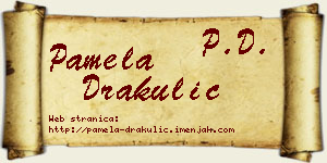 Pamela Drakulić vizit kartica